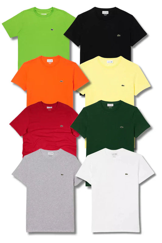 T-shirt básica com logo de crocodilo